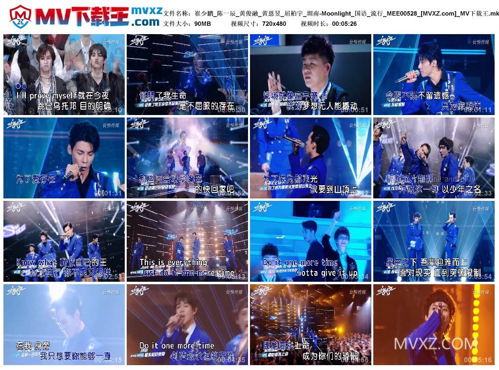 崔少鹏_陈一辰_黄俊融_黄恩昱_屈柏宇_圳南-Moonlight_国语_流行_MEE00528